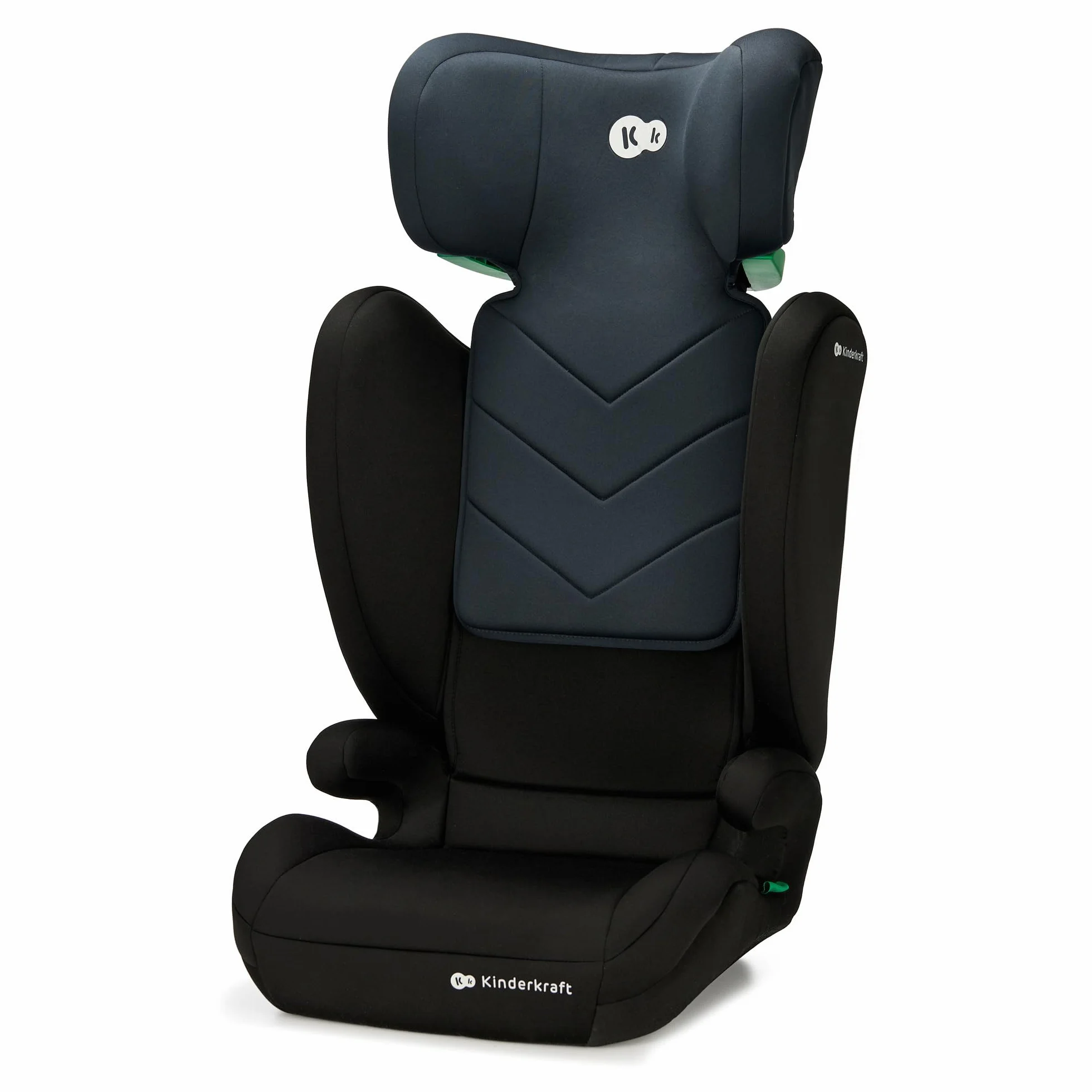 Kinderkraft I-SPARK Seggiolino auto, i-Size, Gruppo 2/3 100-150 cm, da 3,5 a 12 anni, da 15 a 36 kg, leggero (4,85 kg), cintura di sicurezza a 3 punti, Protezioni laterali, Nero