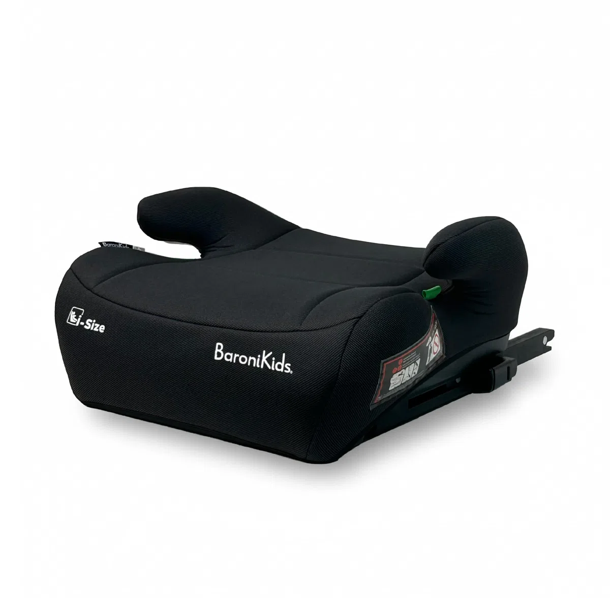 Rialzino Auto i-Size 125-150 cm, Seduta Imbottita con Rivestimento Removibile e Lavabile, Booster Auto Compatto 41x37x21 cm (Standard + Isofix)