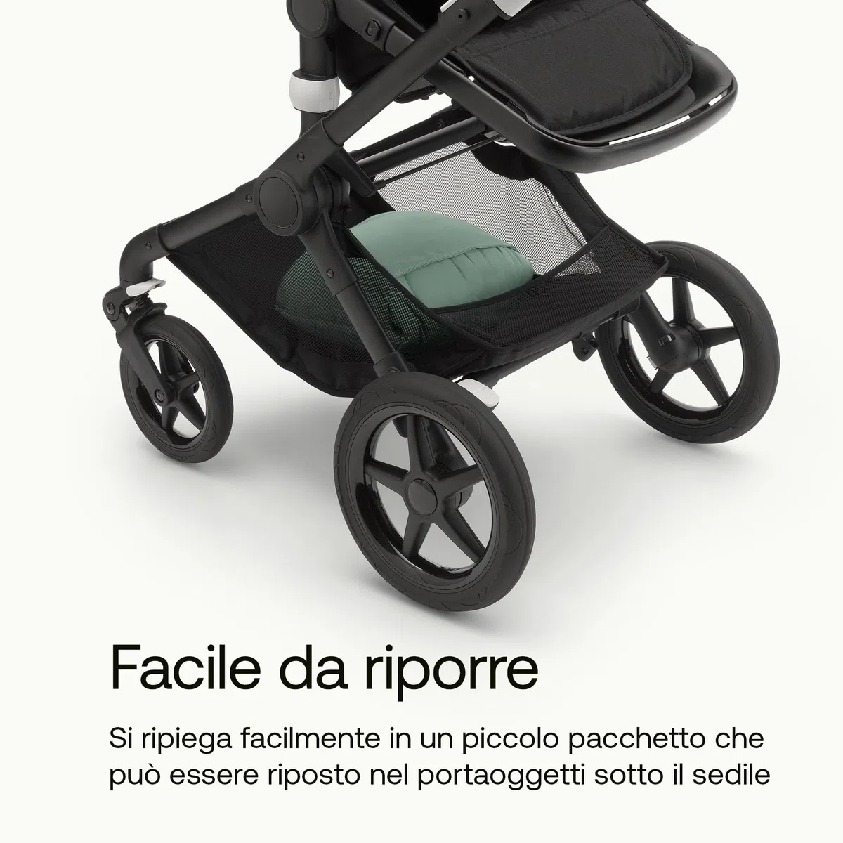Bugaboo Sacco a Pelo, Accessorio Essenziale per il Passeggino, Per Tutte le Stagioni e Impermeabile, con Poggiapiedi, Caldo, Confortevole e Traspirante, in Pine Green