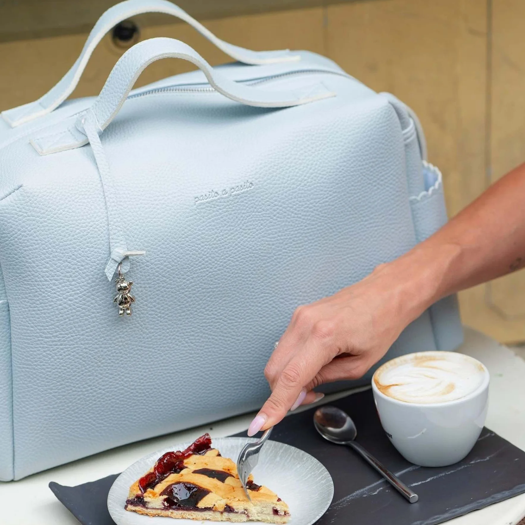 Borsa per pannolini Icon Sky cielo