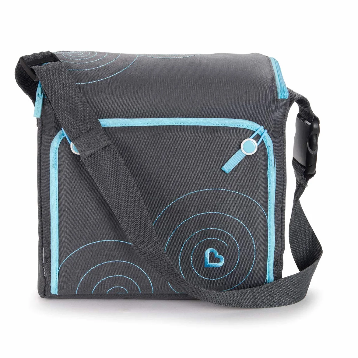 Munchkin Seggiolone portatile per bambini rialzo da viaggio si trasforma in borsa fasciatoio