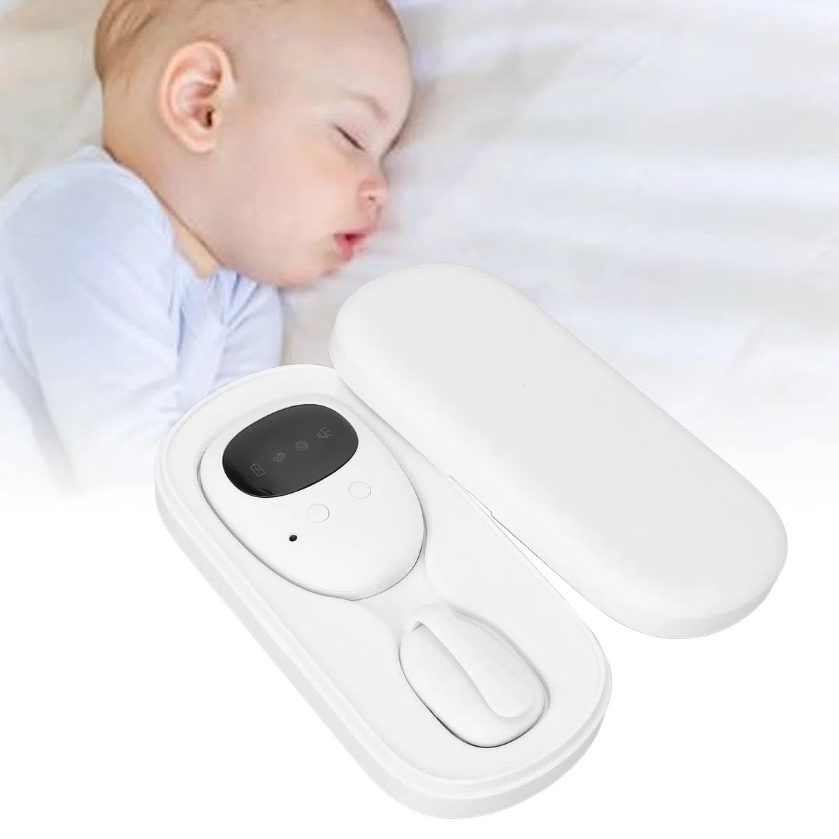 Tbest Allarme pipì per Bambini Ragazzi Bagnare il Letto Bagnare il Letto più Vecchio Sensore Pannolino Bagnato Biancheria Intima Senza Fili Cordless nel Sonno Profondo Rodger Wit5Eless