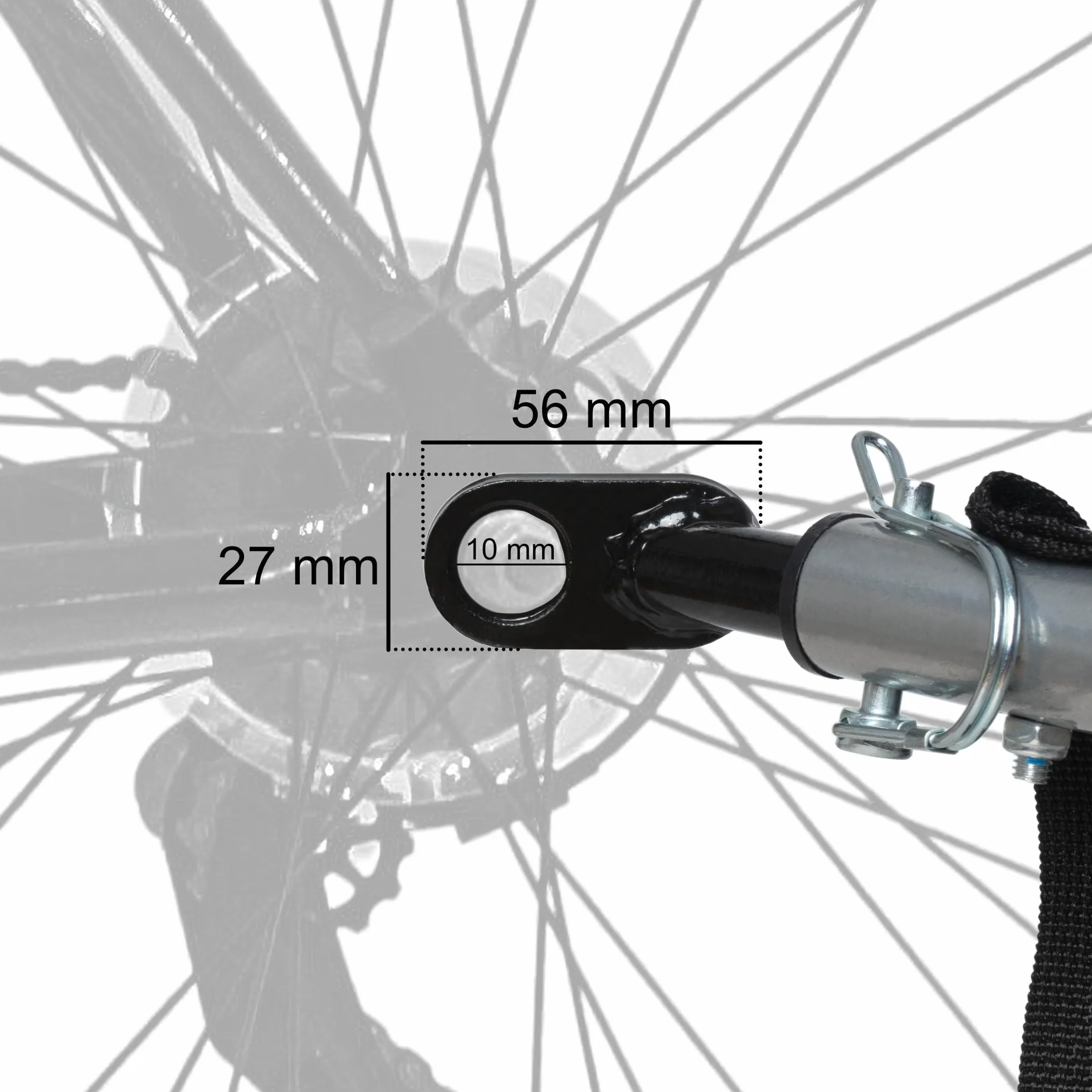 Rimorchio per bicicletta per 2 bambini 2 in 1 con funzione jogger carrello trasporto passeggino