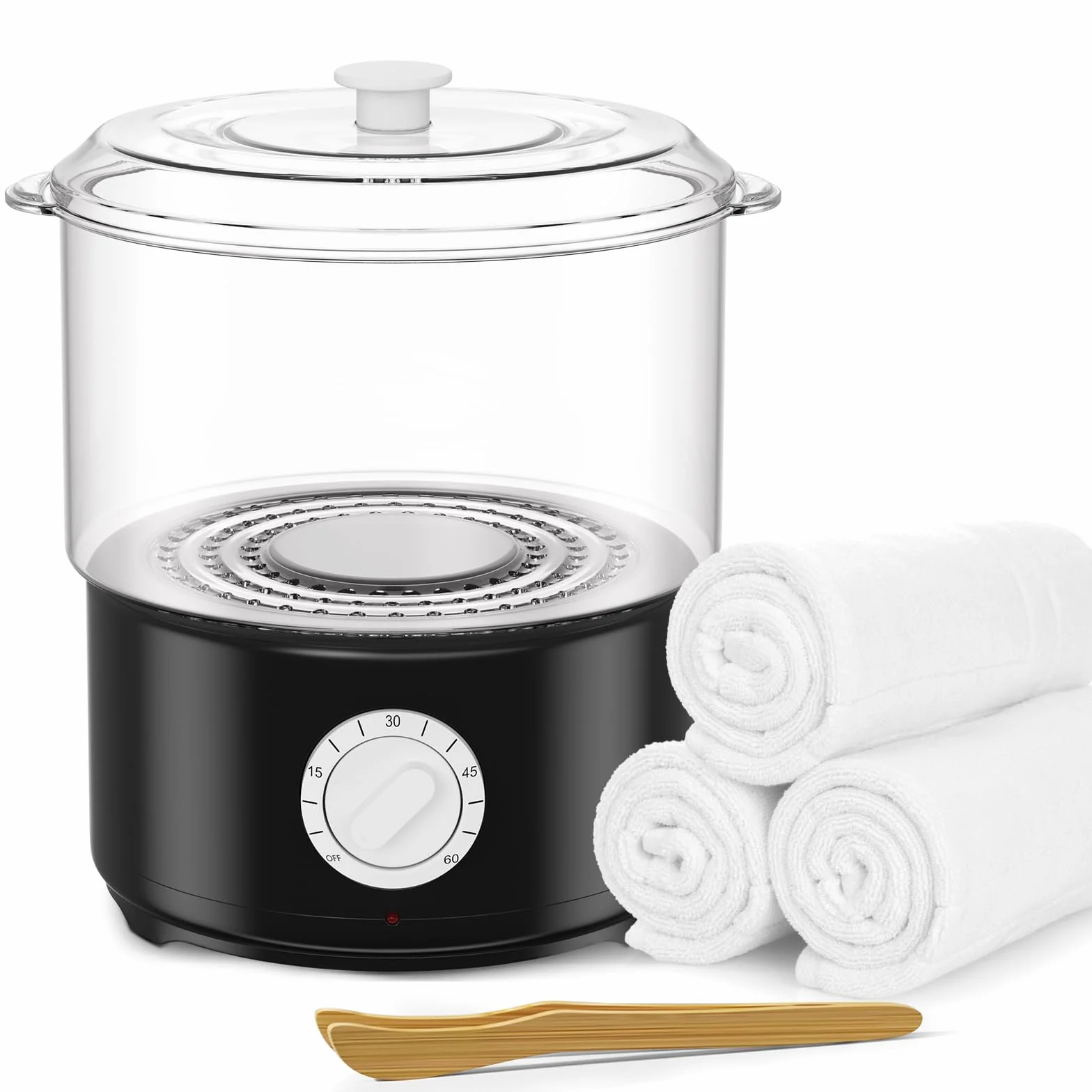 Sunowl Scaldasalviette Elettrico, Scalda Salviette con Clip Riscaldamento Rapido a 202 F in 10 Minuti, Scalda Asciugamani per Spa/Viso/Uso Domestico