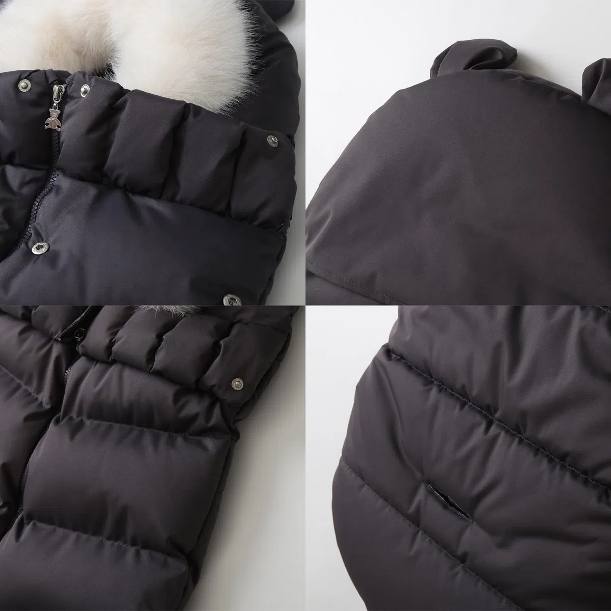 Liemuao - Sacco a pelo per passeggino, universale, invernale, caldo, con cerniera, per bambini, impermeabile, adatto per passeggino, carrozzina, seggiolino auto (nero)