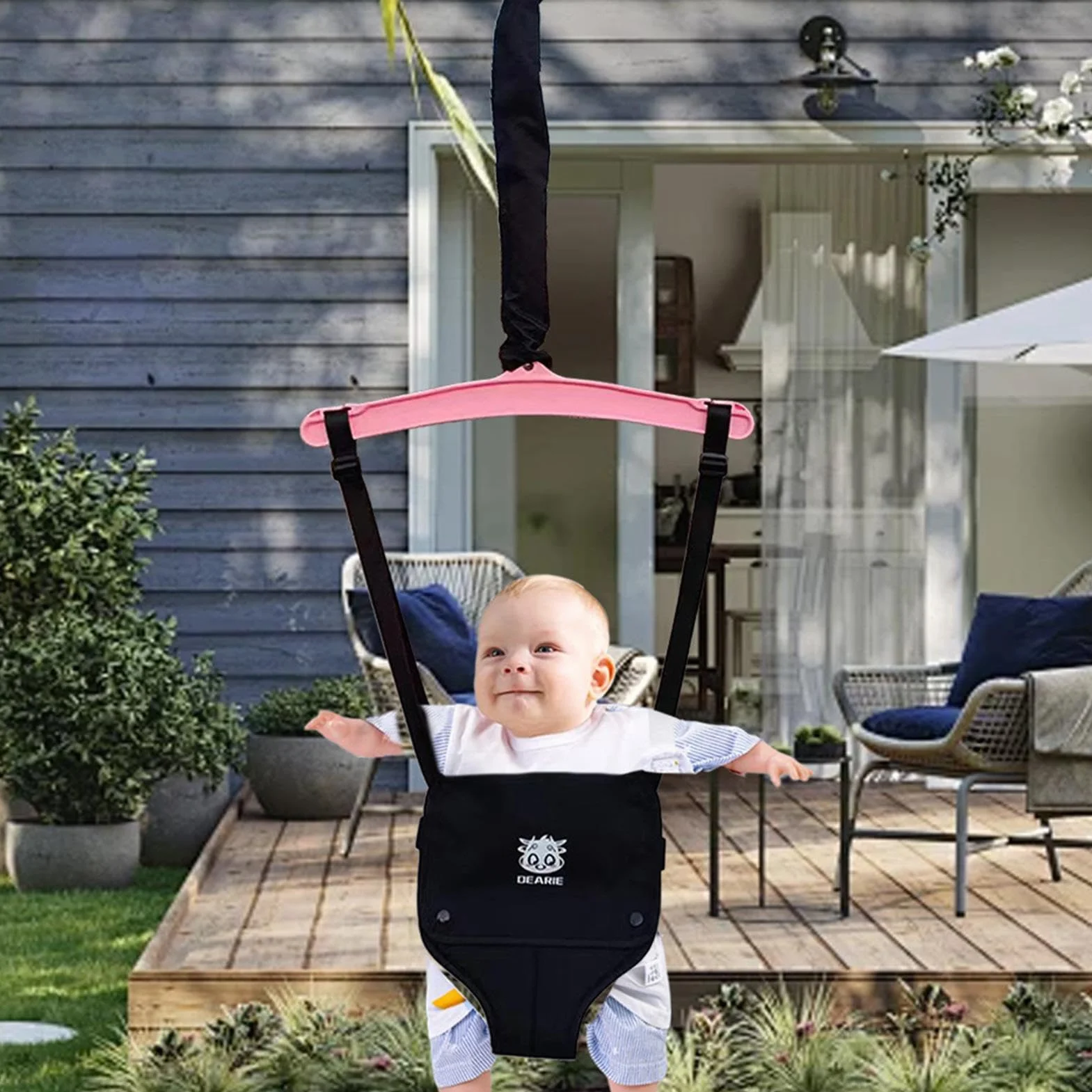 Jumper per porta per bambini, altalena di rimbalzo per sedia da salto per bambini,Porta in jersey per bambini piccoli con catena regolabile | Esercitatore per ponte per bambini piccoli Doorway per ju