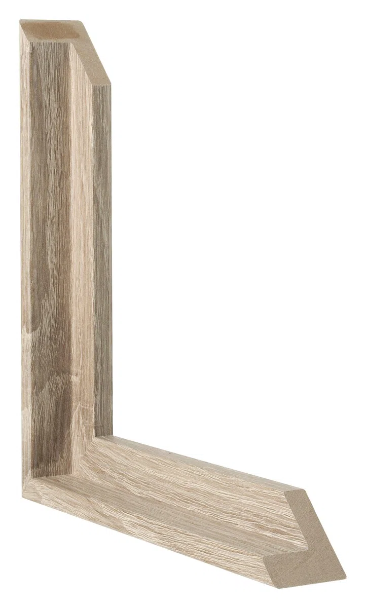 yd. Your Decoration - Cornice a cassetta per tela 40x60 - Rovere - Compatibile con telaio - MDF - Lyon