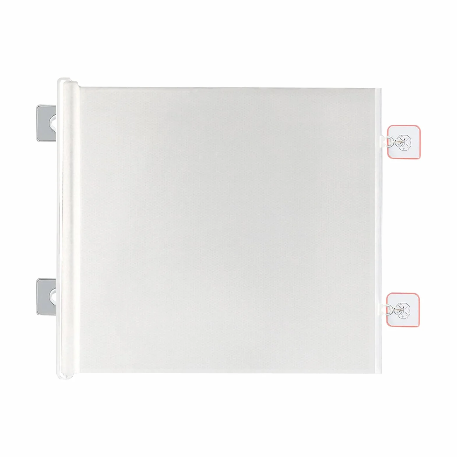 Griglia di protezione per scale retrattile senza foratura 110/130 cm, barriera portatile per porte e balcone