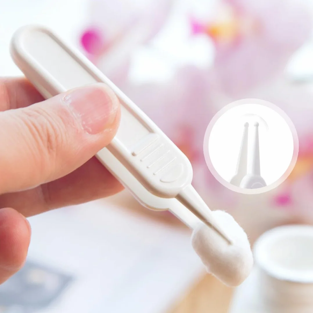 WeddHuis 4 Pezzi Baby Nose Pinzette, Plastica Pinzette Nasali per Bambini, Strumento per la Pulizia del Bambino Naso, Pinzetta di Sicurezza con Testa Tonda