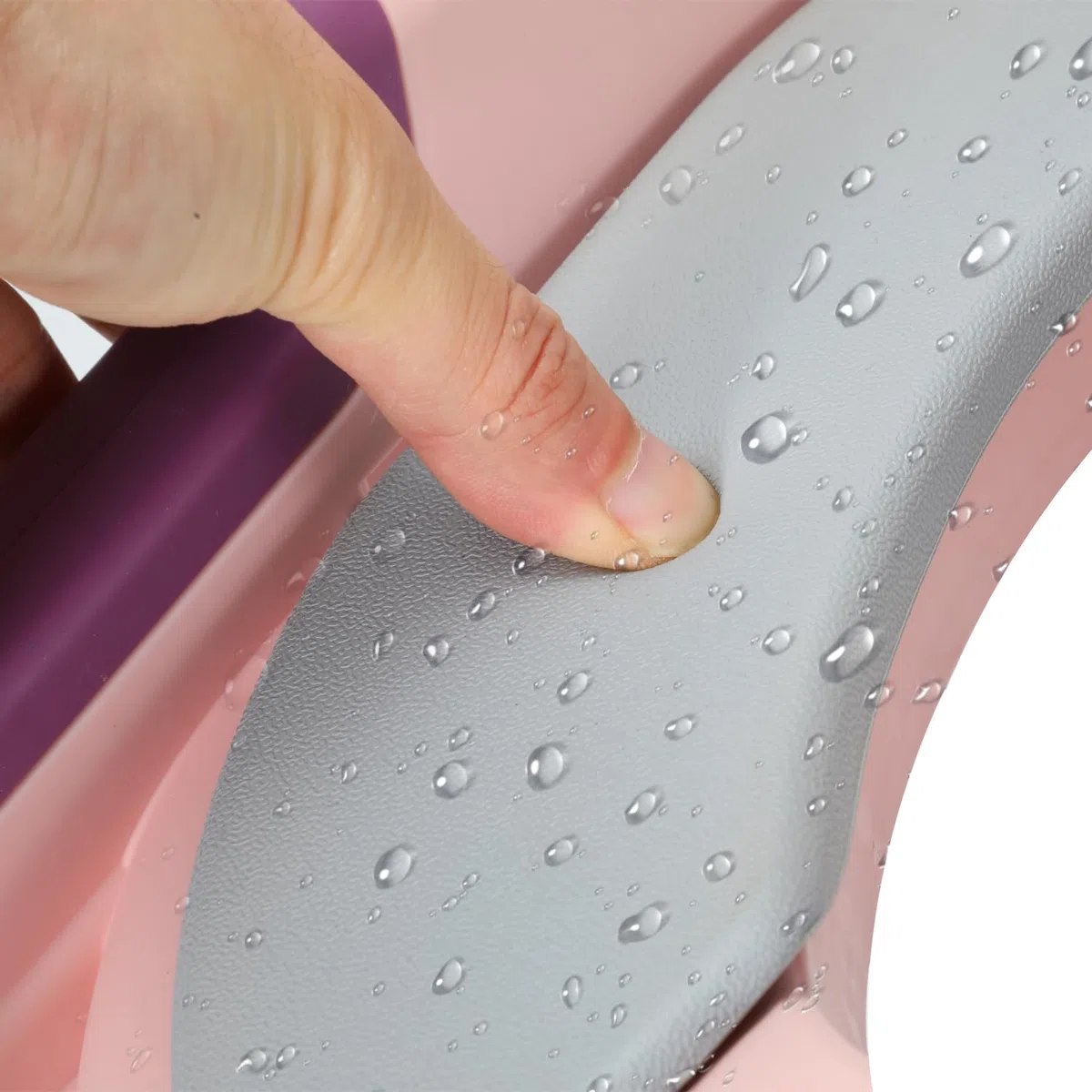 Allenatore per vasino per bambini, Tavoletta Bagno, Seduta Water, pieghevole, regolabile in altezza, con scale antiscivolo e cuscino morbido