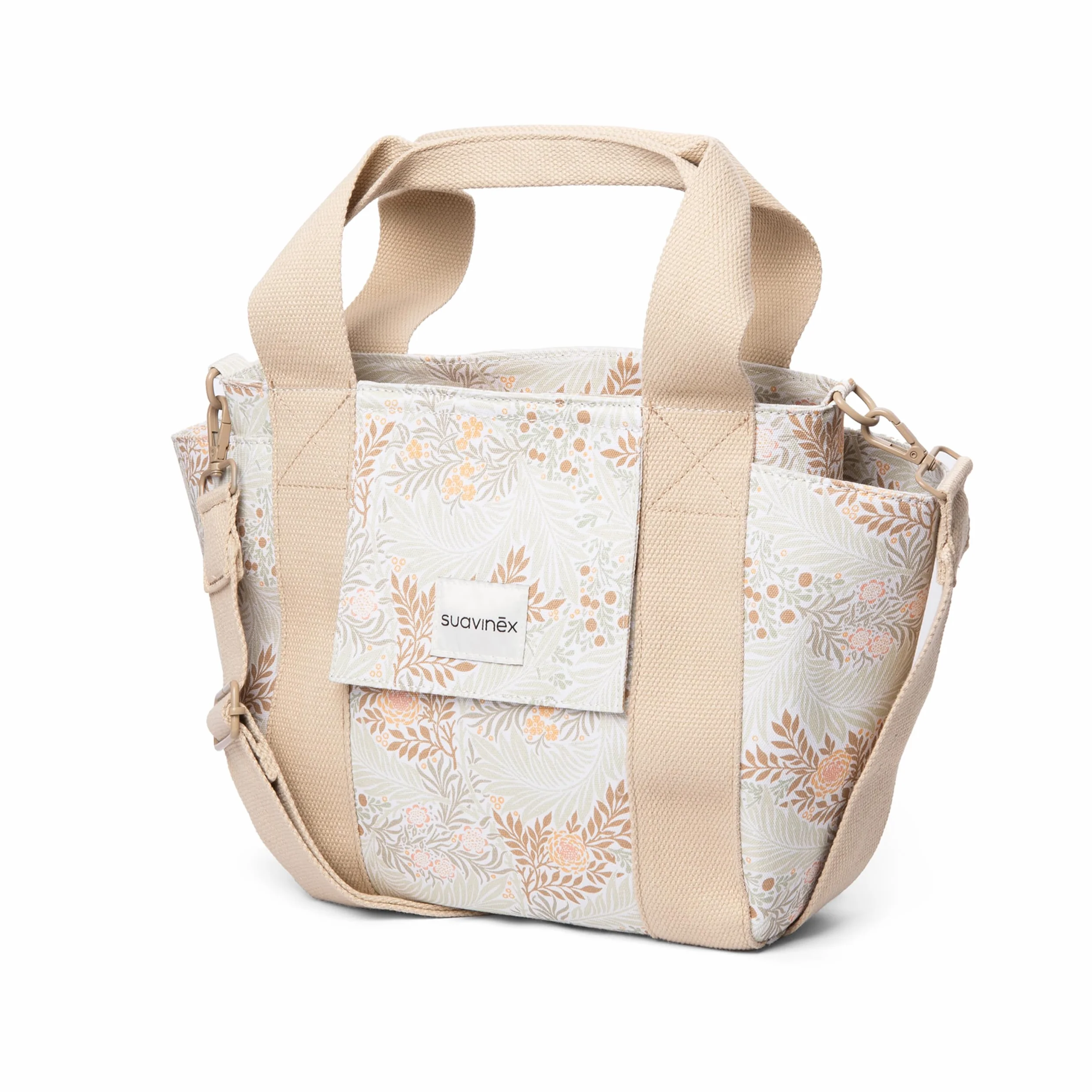 Suavinex Borsa Maternità Organizer per Passeggino con Manici Regolabili, Beige