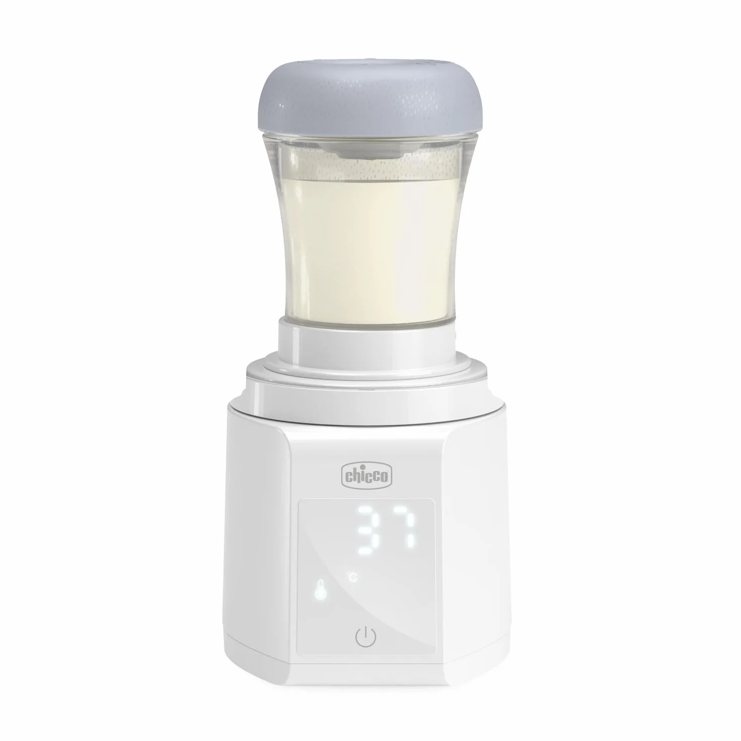 Chicco Scaldabiberon Portatile Multifunzione con Sterilizzatore, Autosterilizzante, Riscaldamento Rapido Latte e Sterilizzazione Ciucci, Batteria USB-C, 7 Adattatori Inclusi, Chicco e Altri,Senza Fili