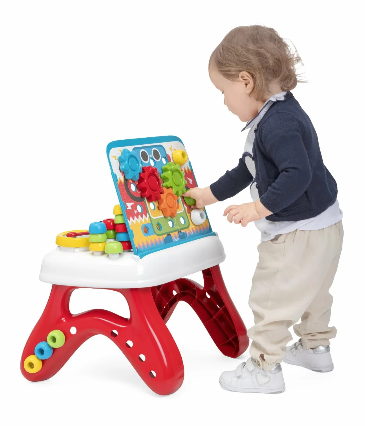 Chicco Gioco Tavolo Art&Craft Banco multiattività bilingue Gioco Educativo attività Elettroniche Tavolo interattivo 10 m- 4 Anni