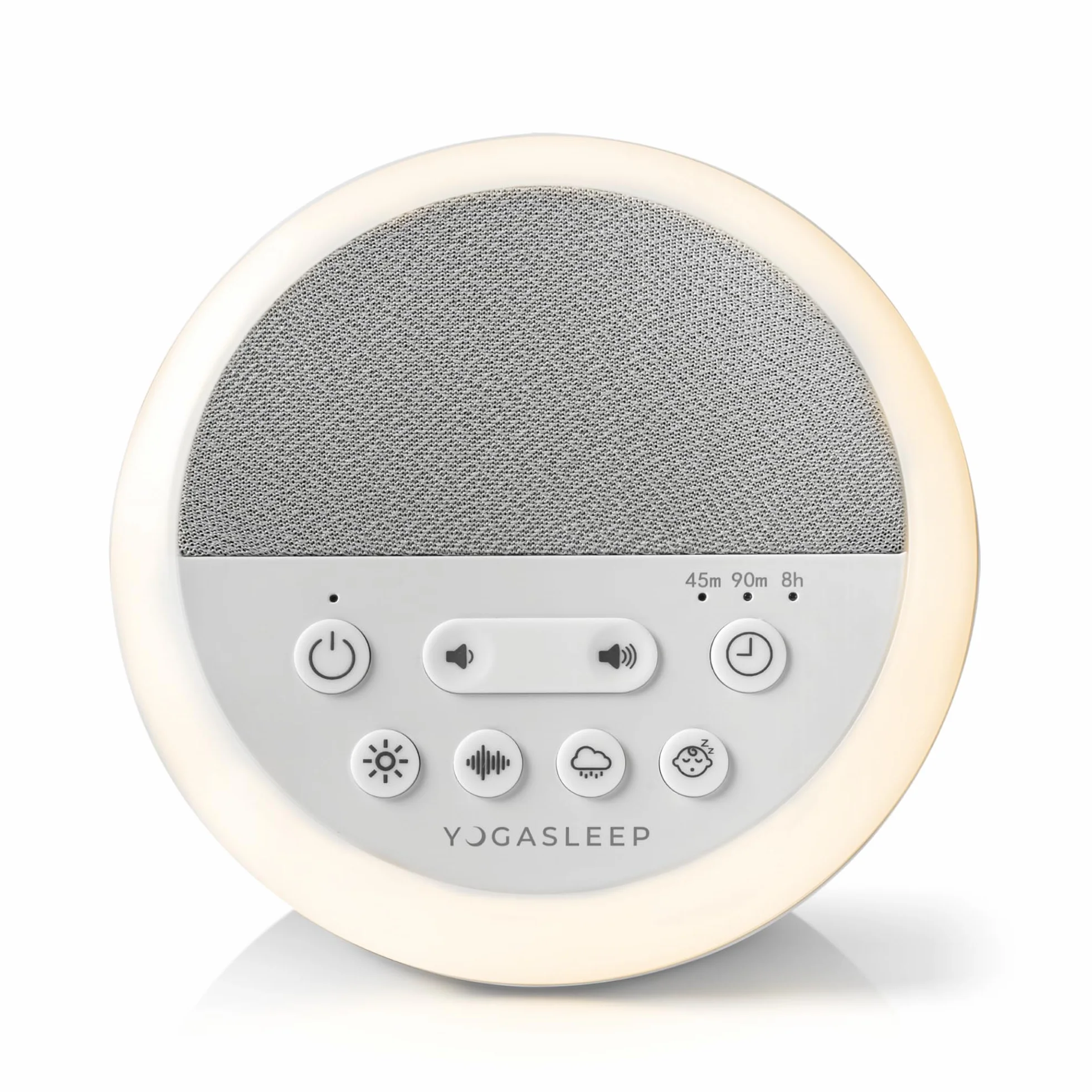 Yogasleep Nod White Noise Sound Machine, con luce notturna morbida e timer per dormire, 20 opzioni audio tra cui ninne nanne, natura e rumore rosa, aiuto per il sonno per neonati e adulti,