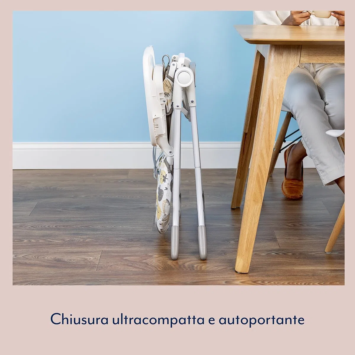 Graco - MiniLite™ Seggiolone con chiusura compatta, leggero con soli 4,7 kg, da 6 mesi fino a 3 anni circa (max. 15kg), fantasia Safari