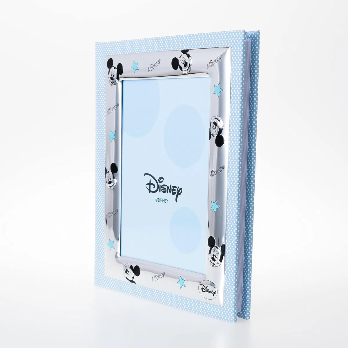 Disney Baby Topolino Mickey Mouse - Album Diario Fotografico Porta Foto per Regalo Battesimo Neonato o Compleanno Bambini