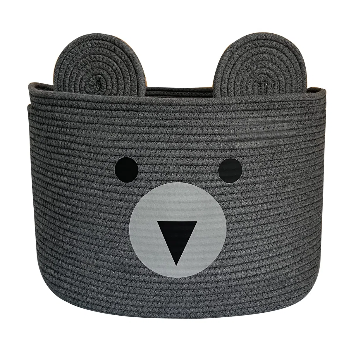 Ceste Portagiochi Bambini Contenitori, Cesto Mobile Porta Giocattoli, Organizer Contenitore Giocattoli Baule Scatola Cesta Porta Giochi Bambini, Cesta Portabiancheria Sporca (Orso Grigio,L)