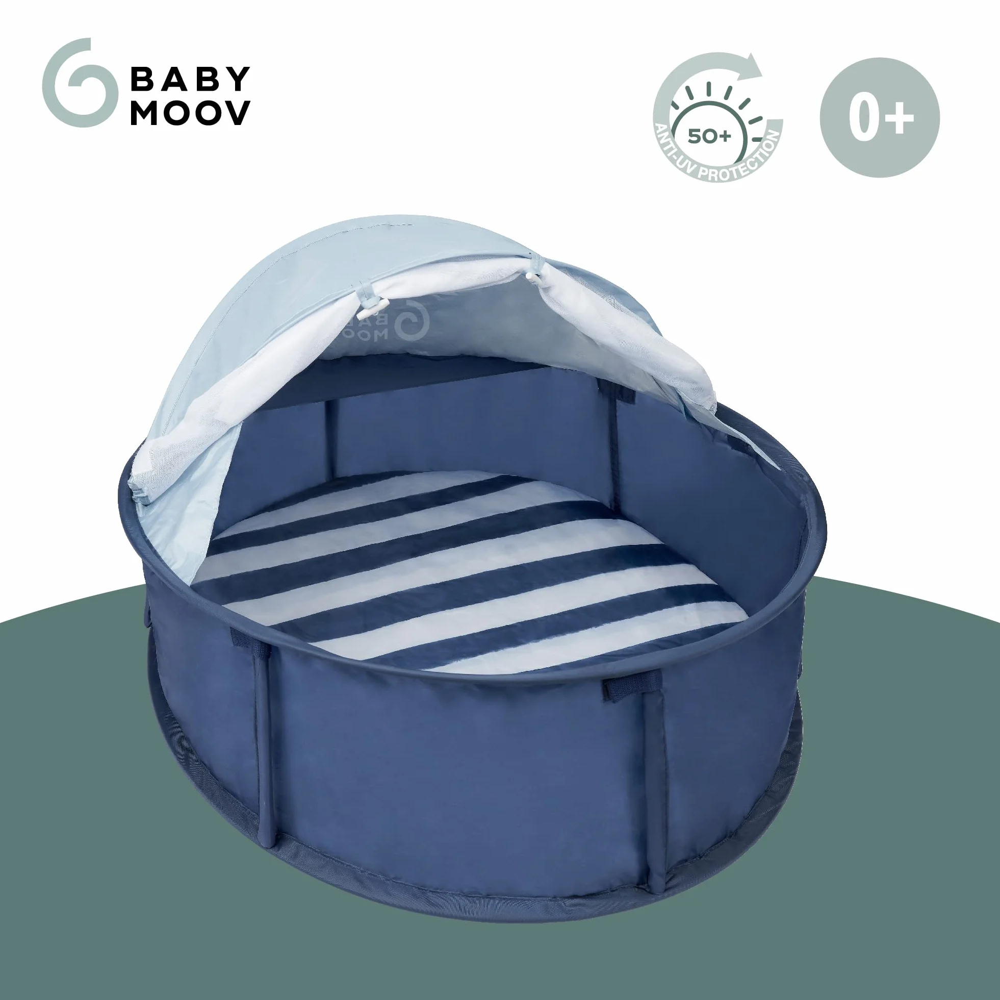 Babymoov Babyni Box giochi & lettino anti-UV SPF 50+ Marinière