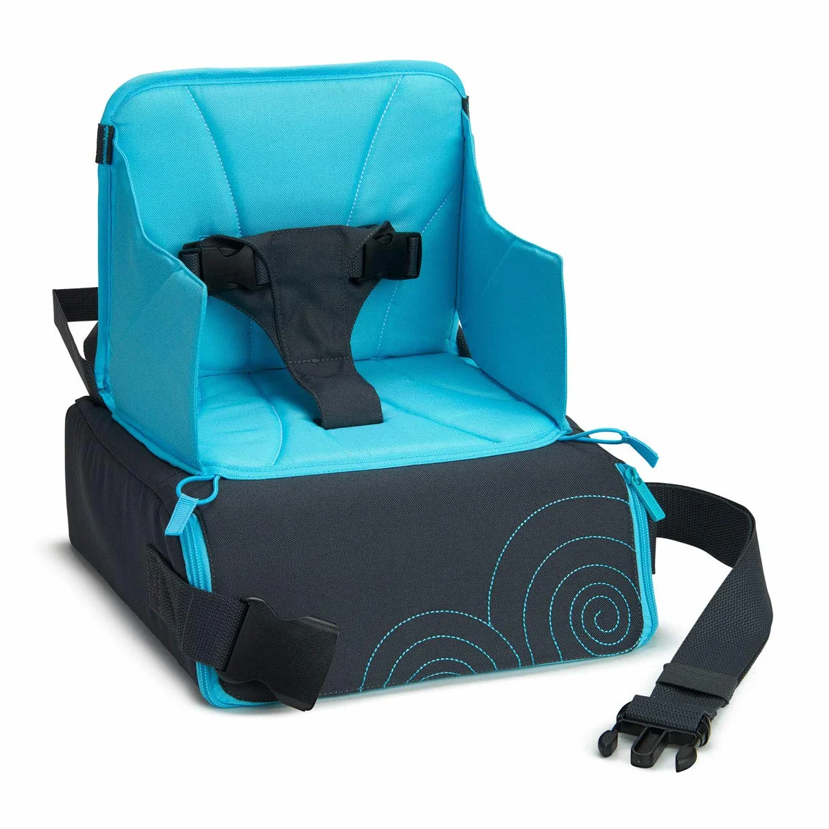 Munchkin Seggiolone portatile per bambini rialzo da viaggio si trasforma in borsa fasciatoio