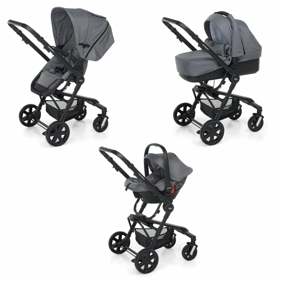 Foppapedretti Up3 i-Size sistema combinato Titanio