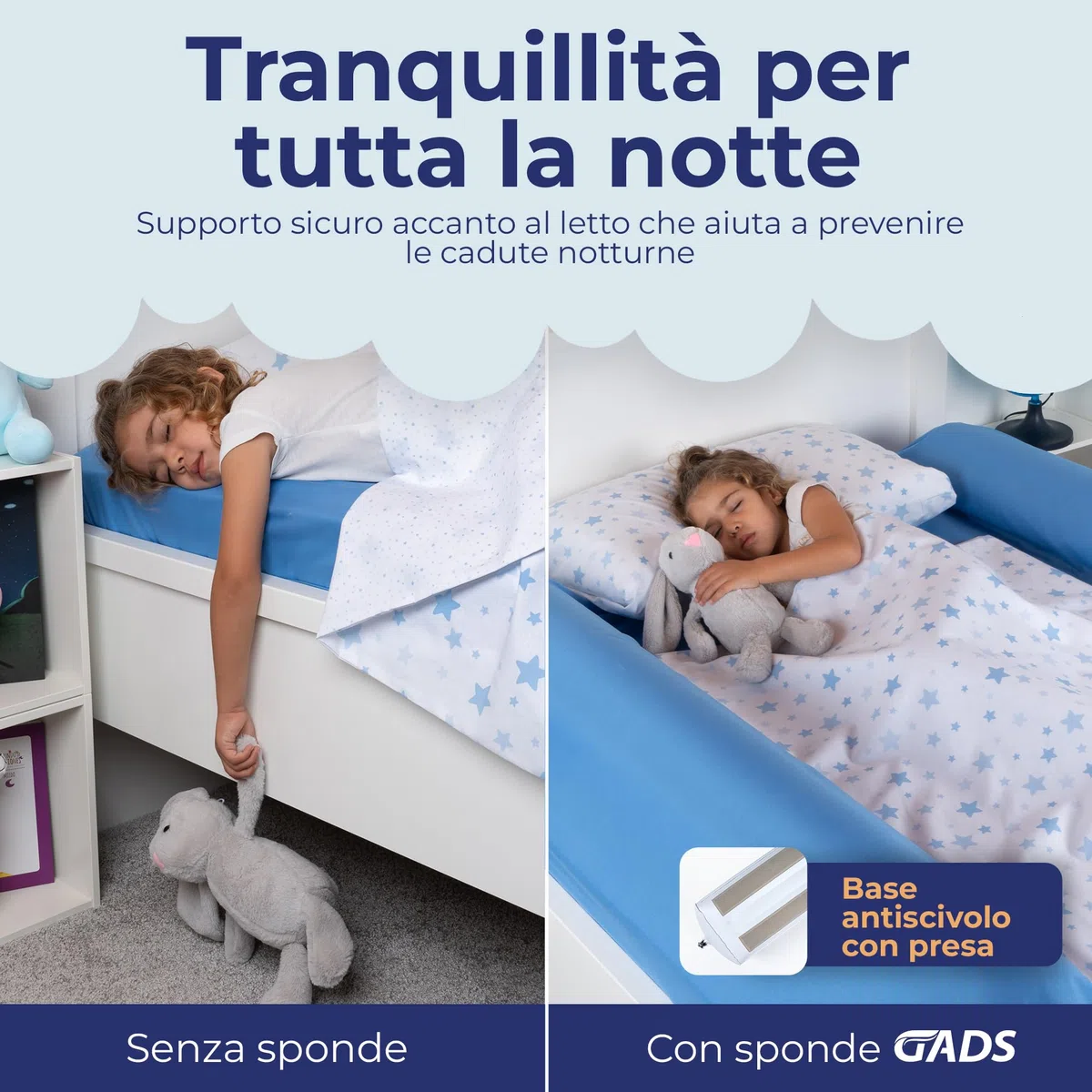 Sponde Letto da Viaggio per Bambini (Confezione da 2), Barriere Letto Gonfiabili per Letti Singoli, Matrimoniali, Queen e King, Paracolpi Portatili e Antiscivolo – Resistenti all’Acqua e Durevoli