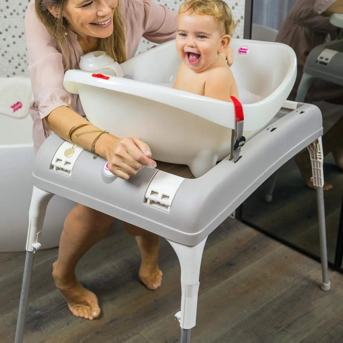 OKBABY - Support en Plastique pour la Baignoire (15 kg), Compatible avec Onda et Onda Evolution
