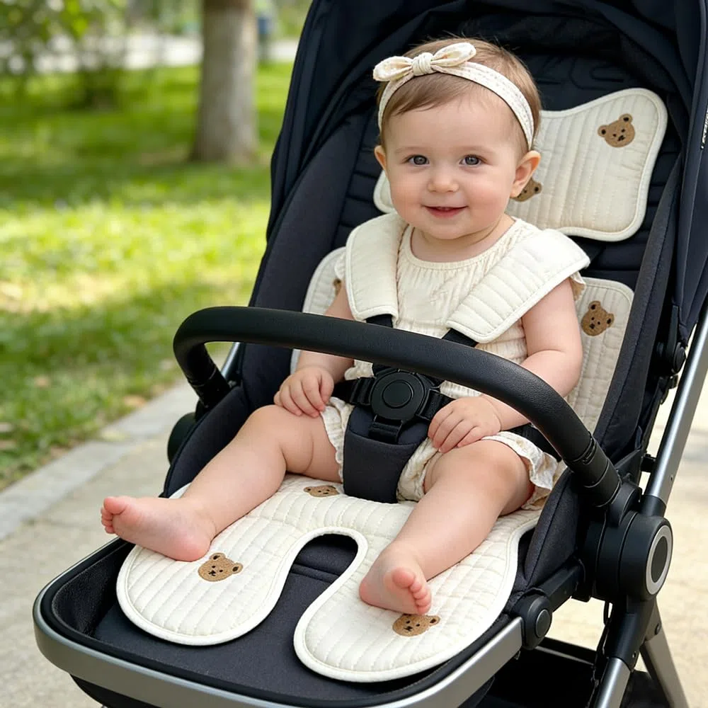 Copri Passeggino Estivo Antisudore, 72 x 40 cm Copri Seggiolino Auto Estivo, Coprisedile Estivo Traspirante, Universale, Lavabile, Per Passeggino, Ovetto, Protegge Il Coprisedile Da Macchie