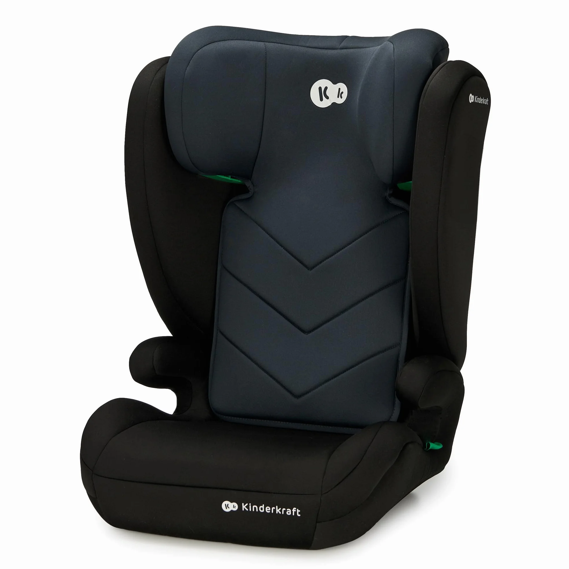 Kinderkraft I-SPARK Seggiolino auto, i-Size, Gruppo 2/3 100-150 cm, da 3,5 a 12 anni, da 15 a 36 kg, leggero (4,85 kg), cintura di sicurezza a 3 punti, Protezioni laterali, Nero