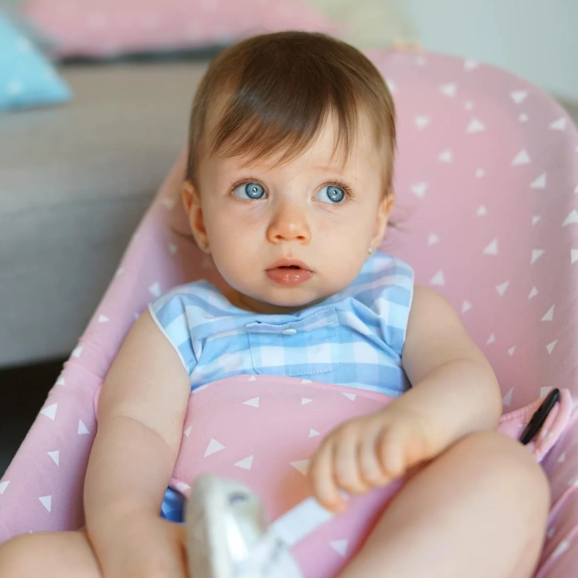 JYOKO KIDS Fodera compatibile con Babybjorn Balance, Soft, Bliss (Pink Sparkles, COTONE)