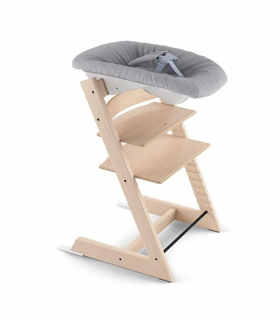 Stokke Tripp Trapp Newborn Set Grigio - Sedia per Neonati fino a 9 kg Compatibile con Tripp Trapp