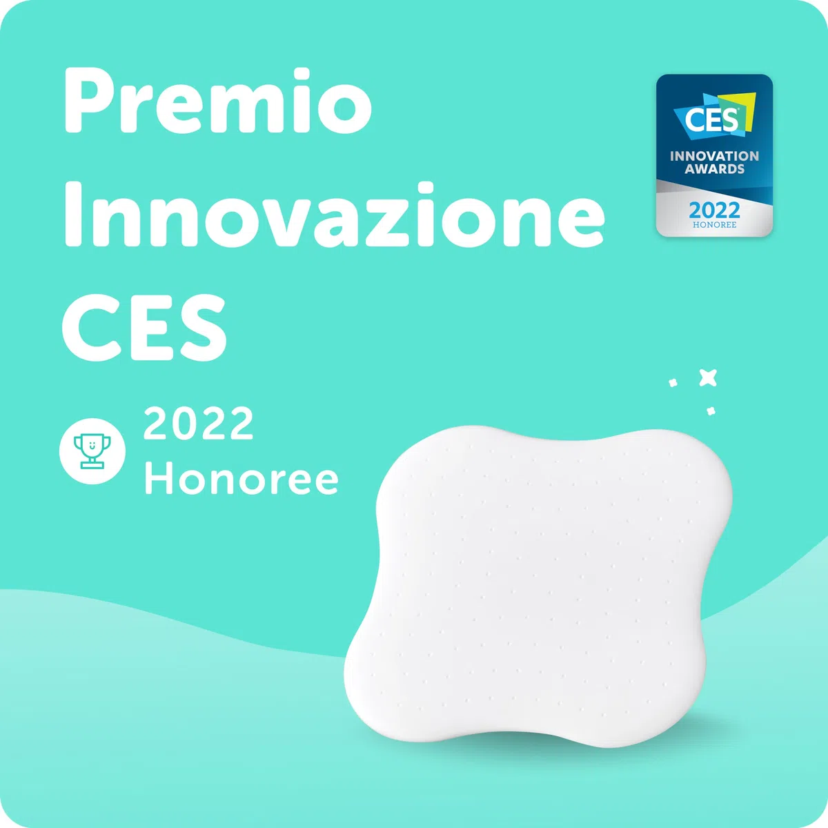 CuboAi Sleep Sensor Pad - Monitoraggio in tempo reale del micro-movimento del bambino e rilevamento del movimento con avvisi di sicurezza AI proattivi | Deve essere abbinato a CuboAi Baby Monitor