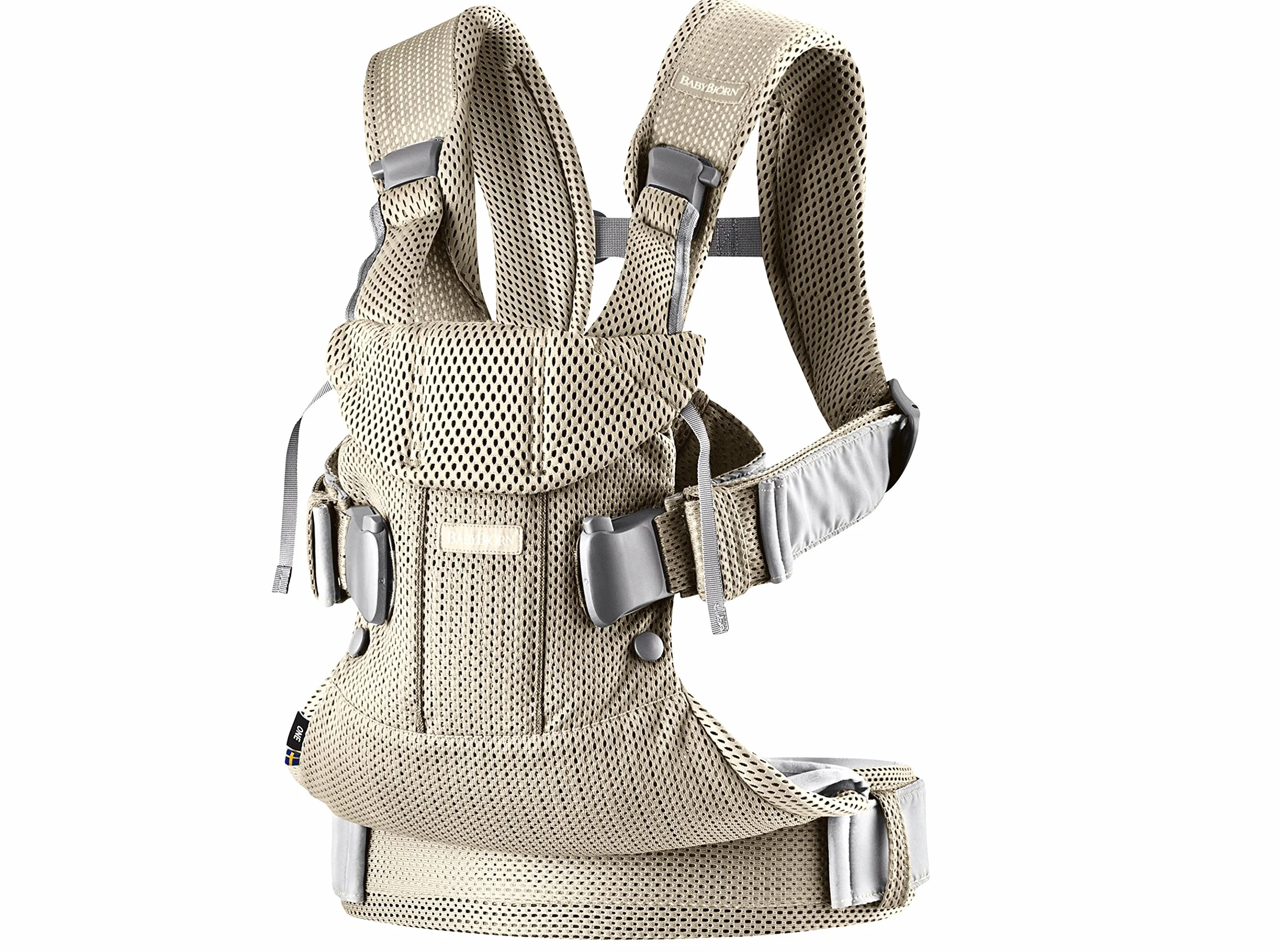 BABYBJÖRN Marsupio One Air (Greige, 3D Mesh)