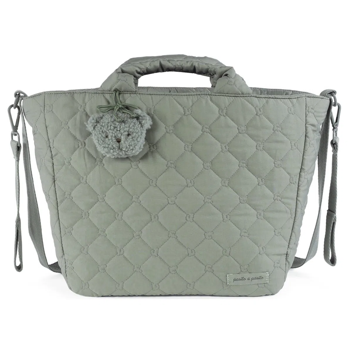 Pasito a pasito - Borsa cestino Paddington Verde