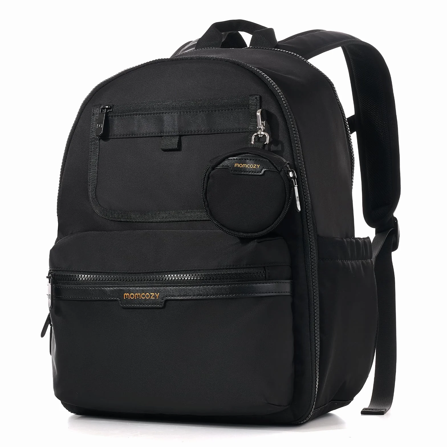 momcozy Zaino Mamma Urban – zaino fasciatoio impermeabile con multi-tasche, scomparto laptop, materassino cambio e ganci passeggino; ideale per viaggio, lavoro e maternità