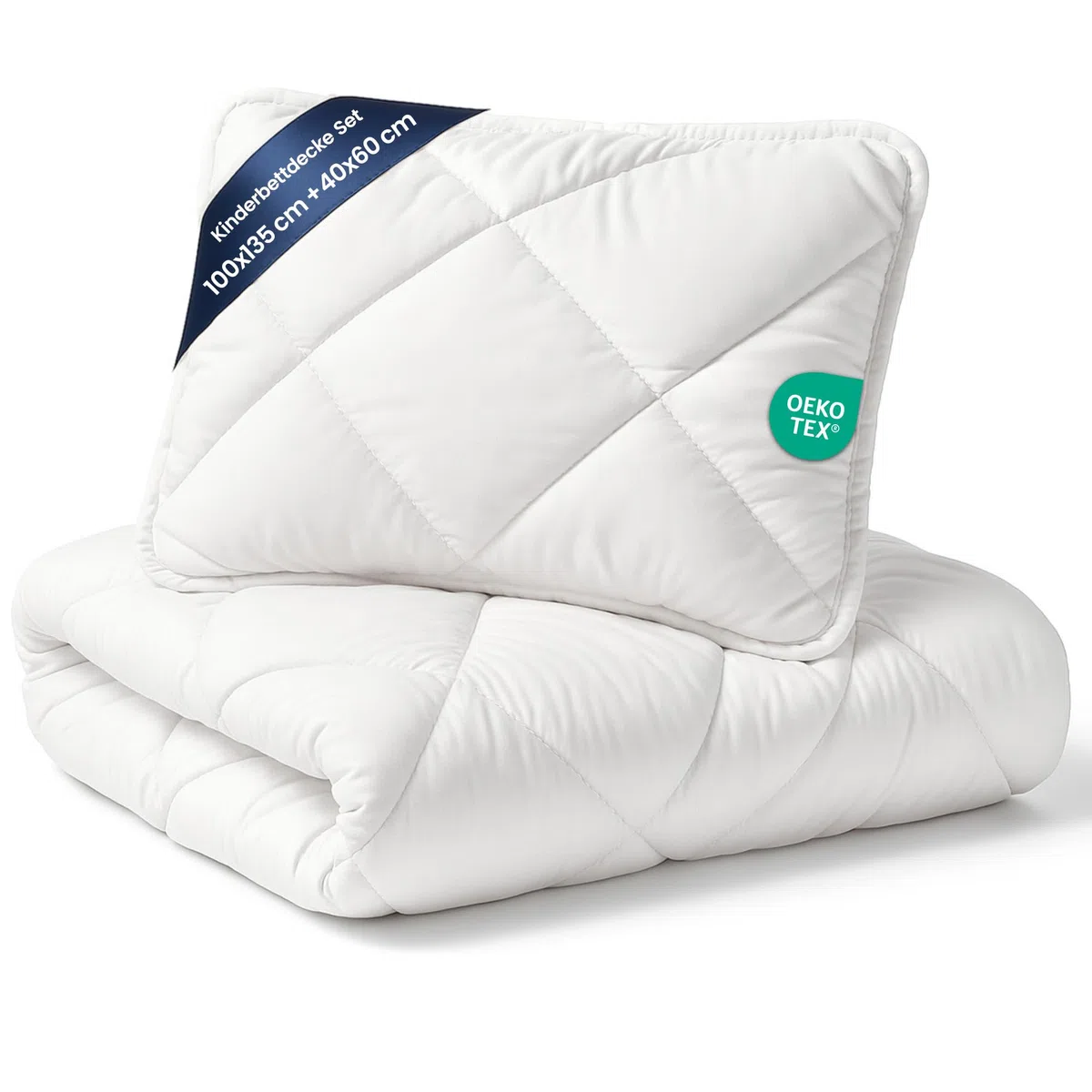 Totsy Baby Piumone culla e lettino 100x135 cm - Trapunta in microfibra morbida e traspirante Ideale per neonati e bambini Adatto per lettino con sbarre e culla certificazione Oeko-Tex 100 x 135