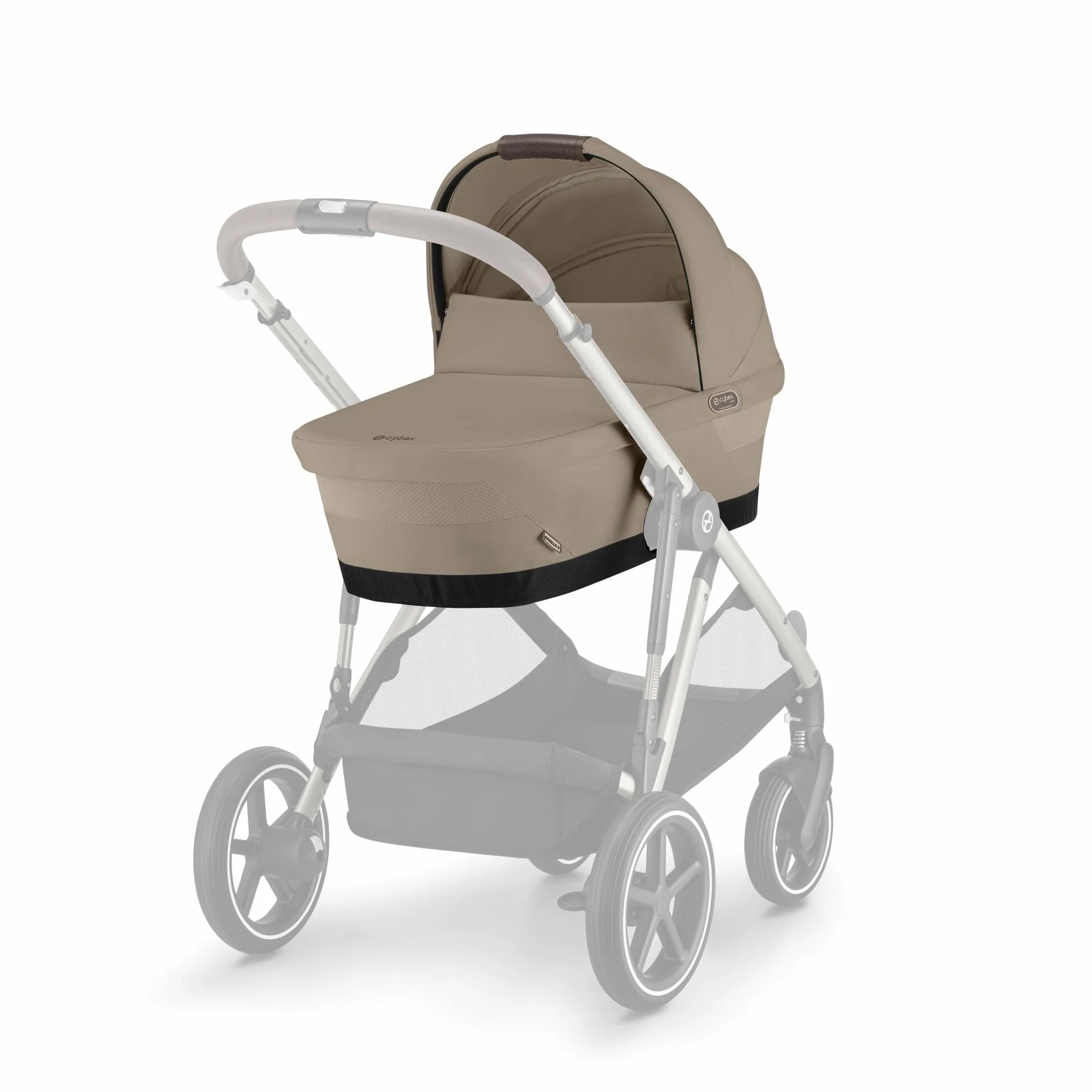 CYBEX Navicella per culla Gold GAZELLE S, dalla nascita a circa 6 mesi (max. 9 kg), per CYBEX Gazelle S ed e-Gazelle S, beige mandorla