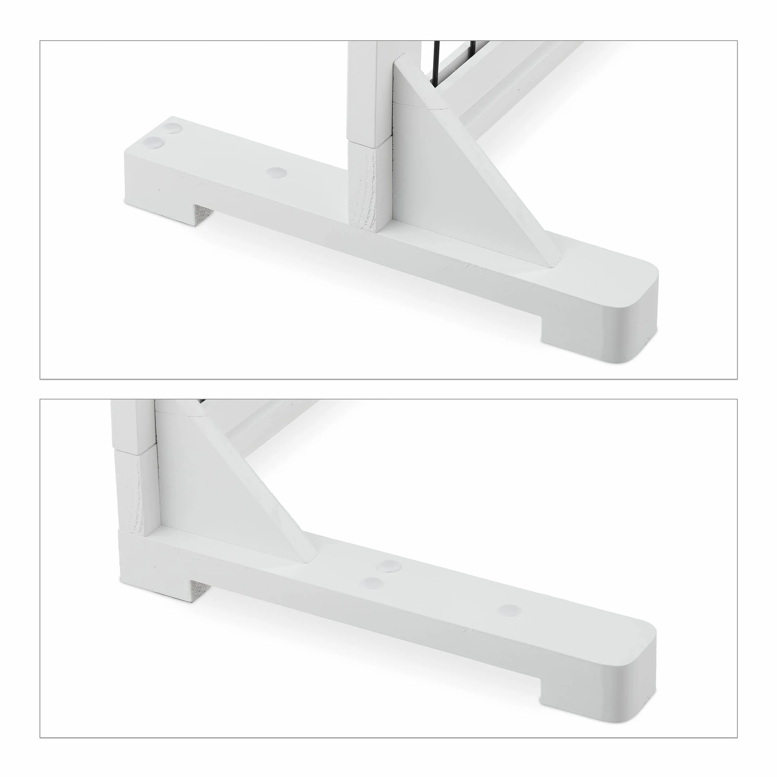 Relaxdays Cancelletto per Bambini, Barriera per Cani e Neonati, Recinzione Scale, Cancellino HxL: 56x70-115 cm, Bianco