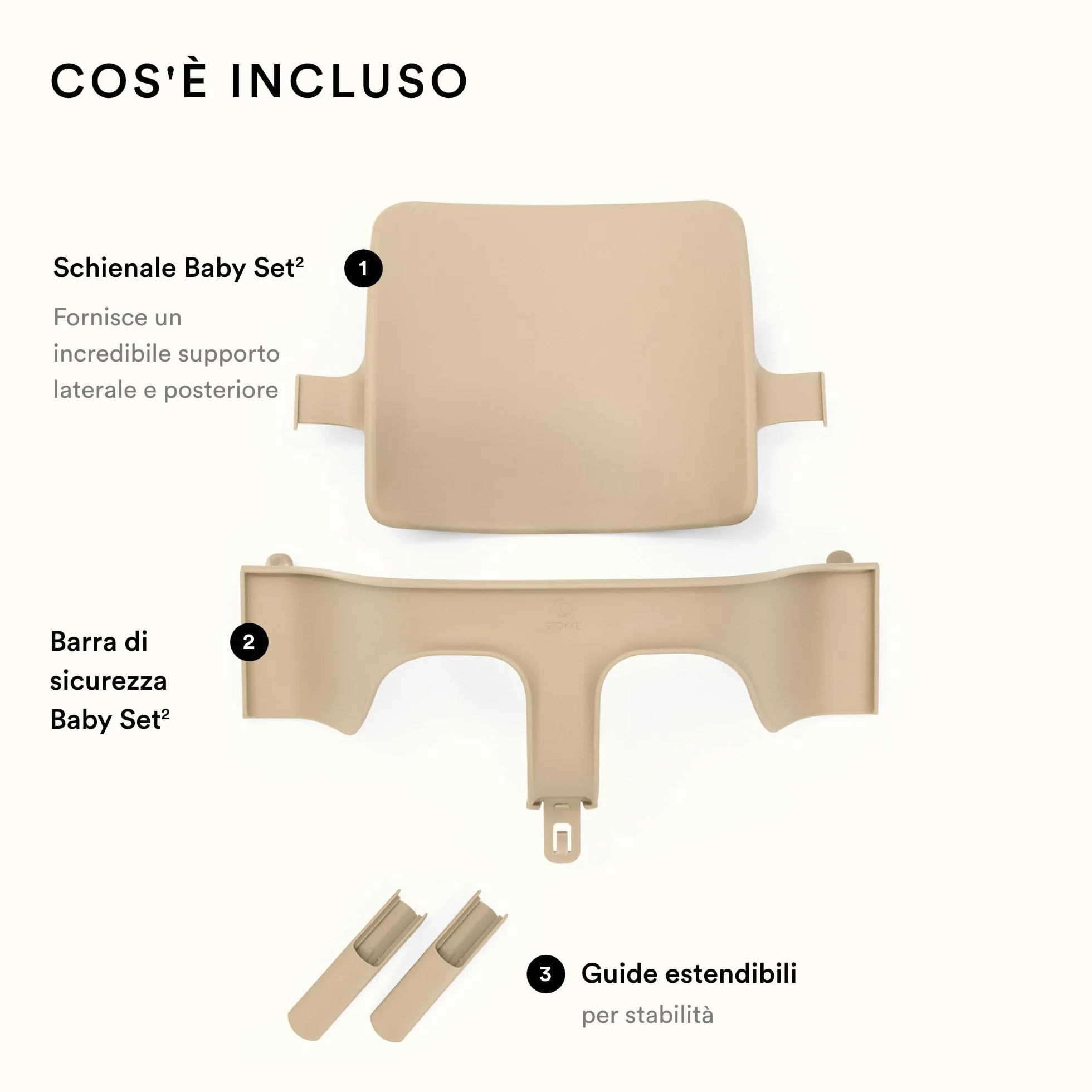 Stokke Tripp Trapp Baby Set 2 Glacier Green Seggiolone 6-36 mesi