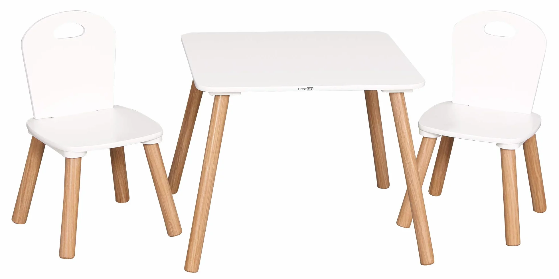 FreeON Athena Set di mobili per bambini tavolo con due sedie
