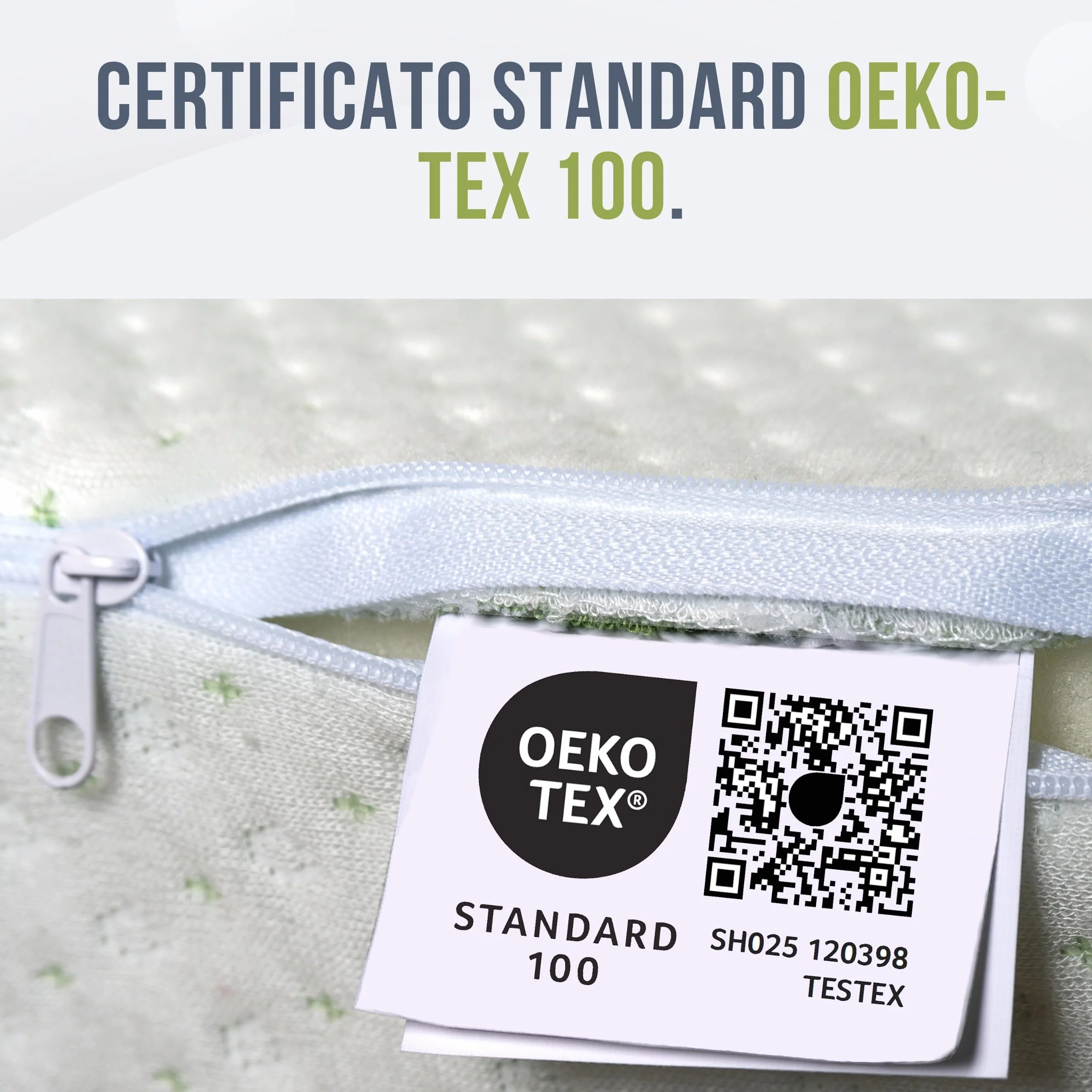 GOYSILA Materasso Next To Me Compatibile Chicco Materassino Culla Neonato Antisoffoco Traspirante Certificato Oeko-Tex h 7cm per Next2Me Dream Magic Air Cam Cullami Brevi Nanna Oh 83x50 cm