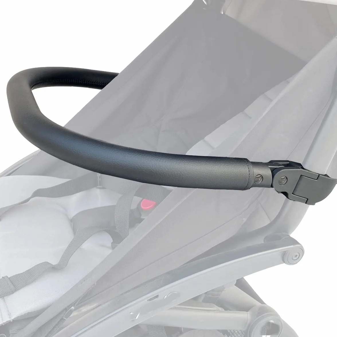 Accessori per passeggino per bambini, barra paraurti, bracciolo, maniglia, traversa compatibile con Babyzen YoYo 2 e Yoyo+, nero