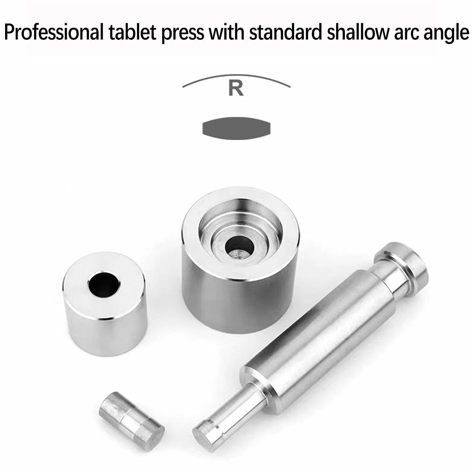 Pressa per compresse manuale 6-12 mm in acciaio inossidabile, macchina per stampaggio pillole