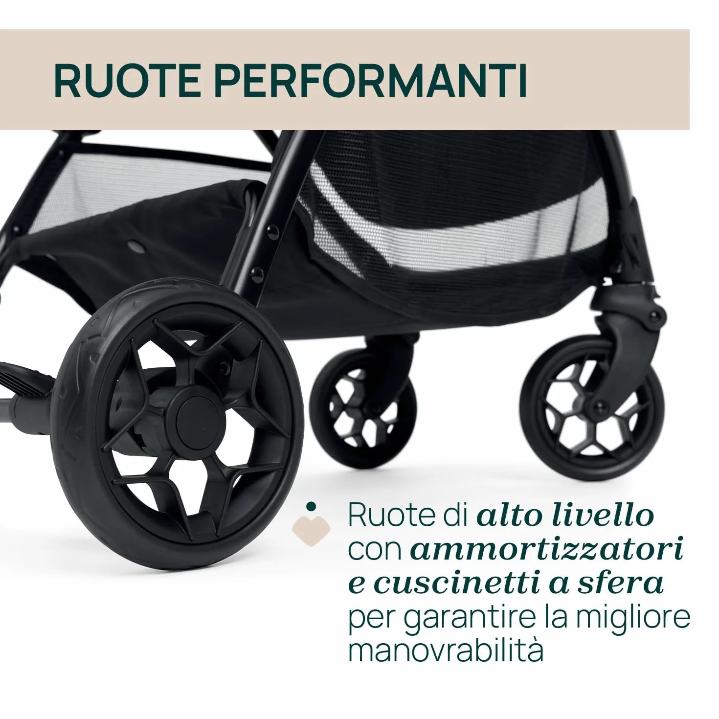 Chicco Glee Passeggino 0+ Mesi-22 Kg Chiusura Automatica Compatta Capotte UV50+ Antipioggia Schienale Reclinabile Poggiagambe Grigio
