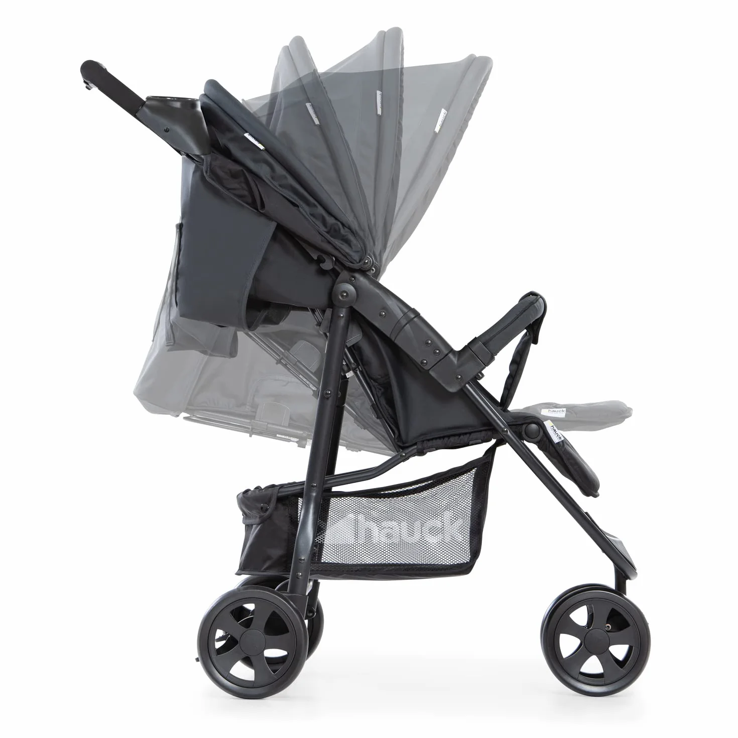 hauck Citi Neo II Passeggino Leggero 3 Ruote con Vassoio e Portabibite, Schienale Reclinabile fino a 22 kg