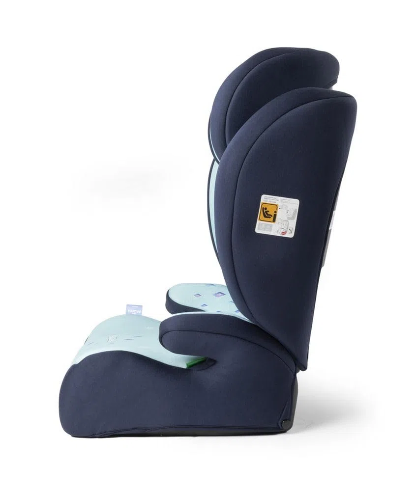 Disney Frozen i-Size, Seggiolino auto bambini 15-36 kg (3,5-12 anni), 100-150 cm, Gruppo 2/3, si installa con cintura a 3 punti, azzurro