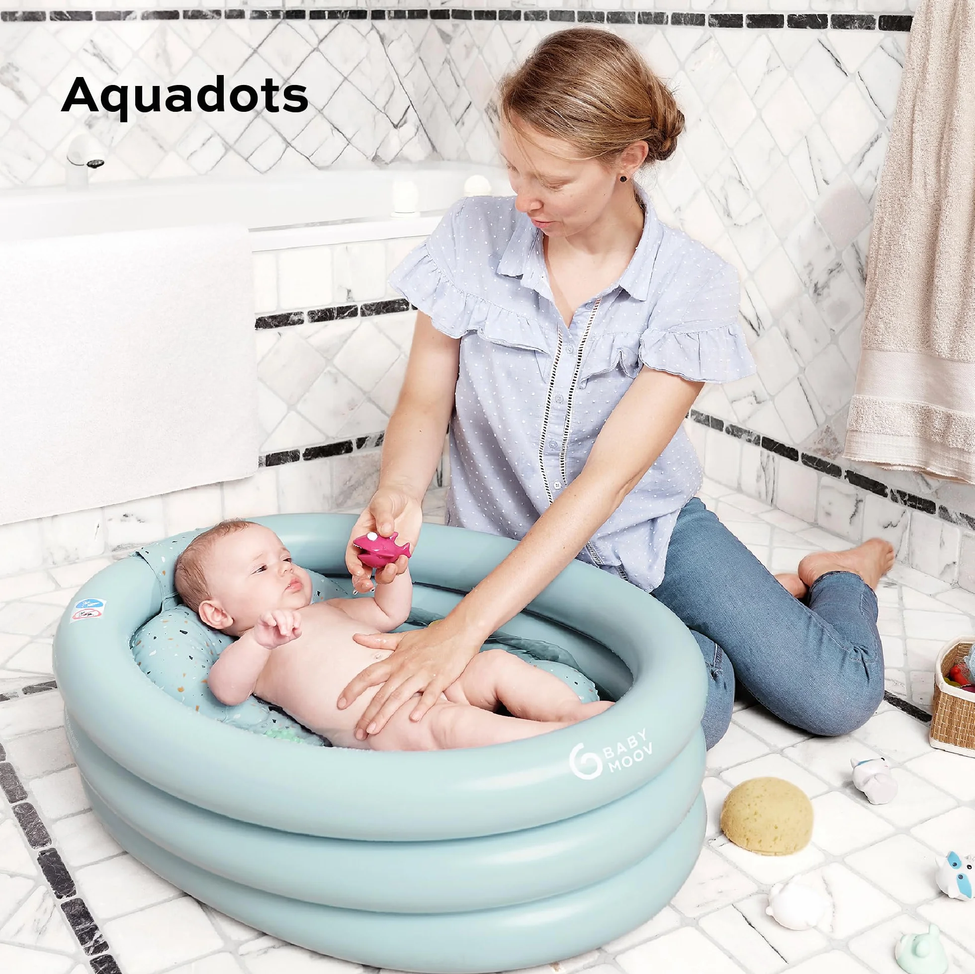 Babymoov Vaschetta gonfiabile evolutiva AQUADOTS