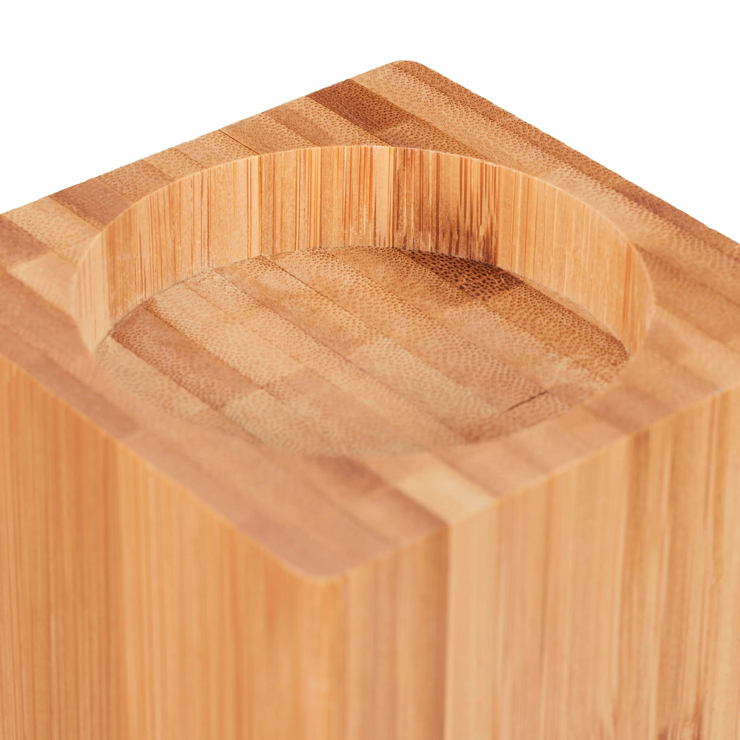 Relaxdays Set di 4 Rialzi per Mobili, Aumento in Altezza 14 cm, Legno Naturale, 15,5x14,5x14,5 cm