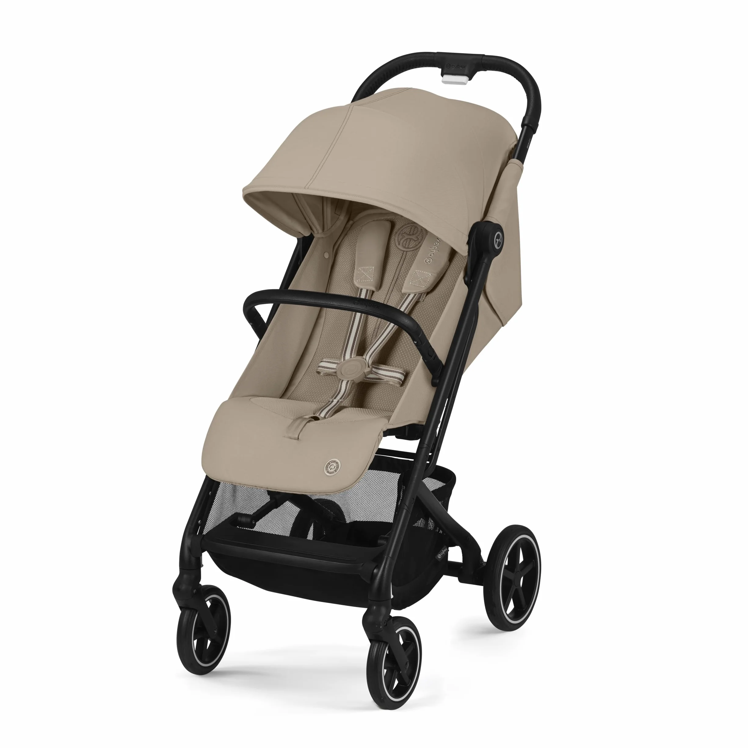 CYBEX Gold Passeggino Beezy con Cintura One-Pull, Compatto e Ergonomico, Almond Beige
