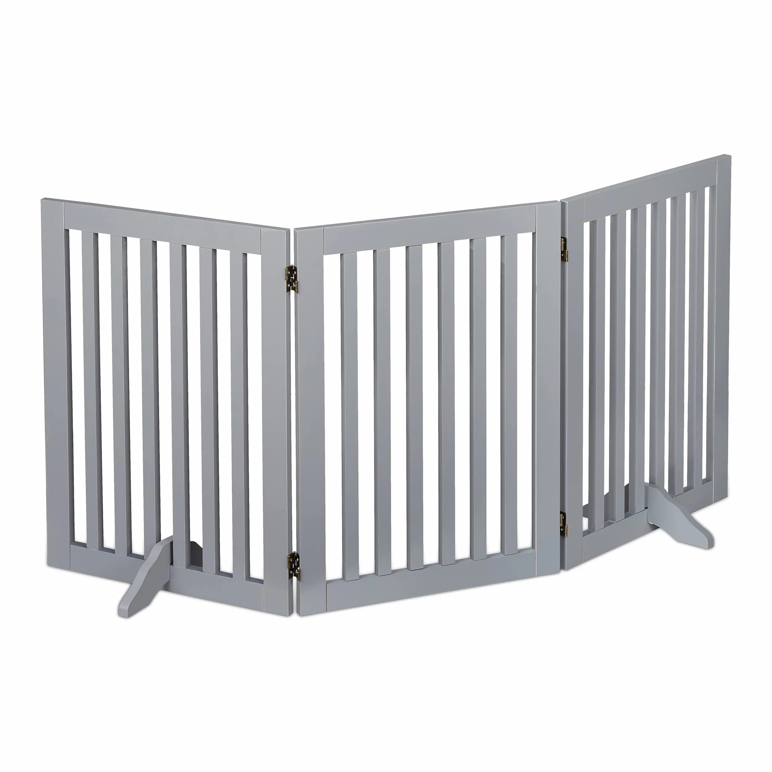 Relaxdays Cancelletto per Animali, Barriera per Cani e Gatti, Recinzione per Scale, Cancellino HxL 70 x 154 cm, Grigio