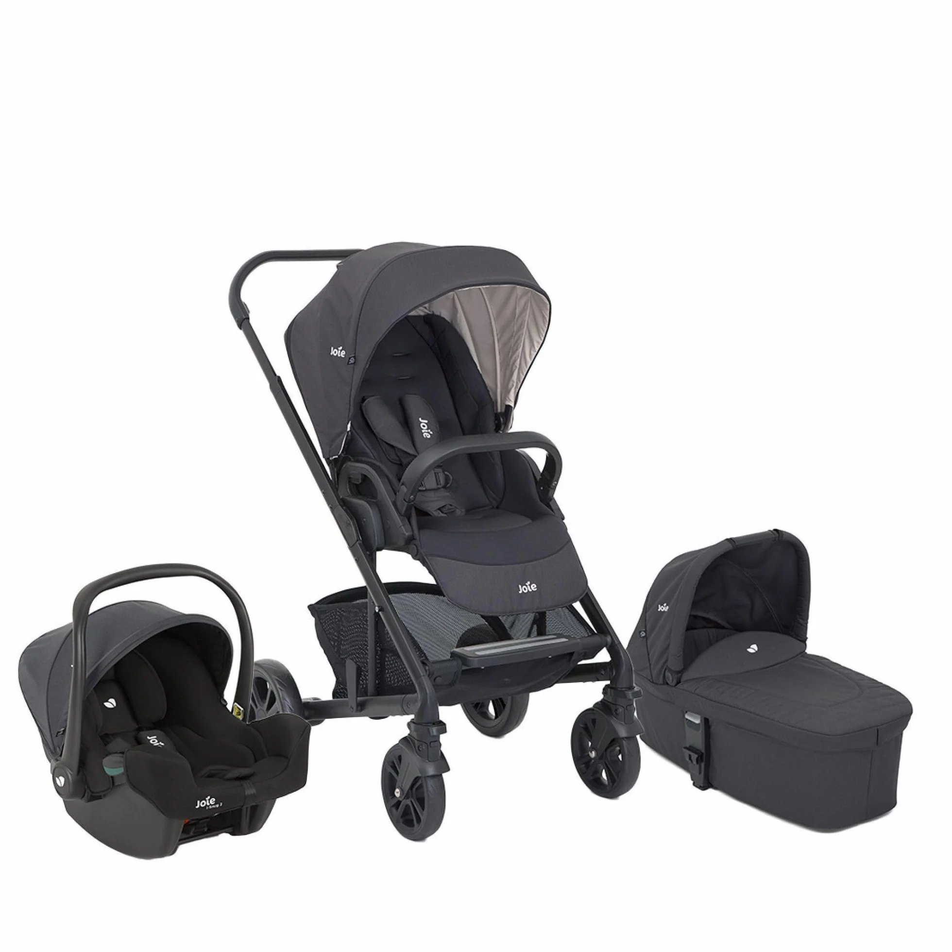 Joie chrome trio sistema da viaggio dalla nascita ai 4 anni 0–22 kg navicella seggiolino i-Snug 2